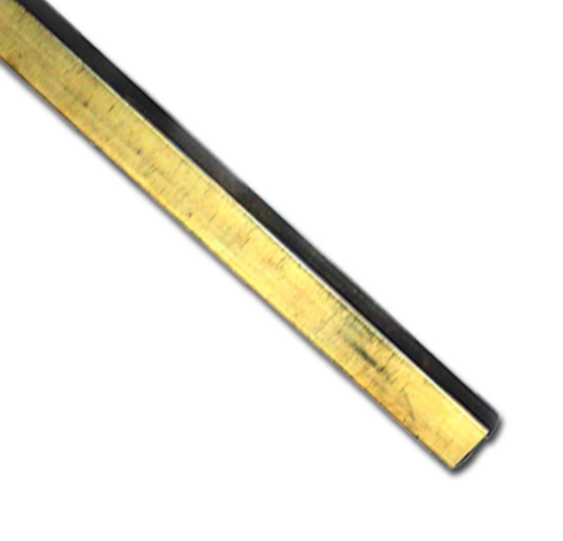 5/16" X 5/16" X 12" (1 FT) BRASS SQUARE KEYSTOCK